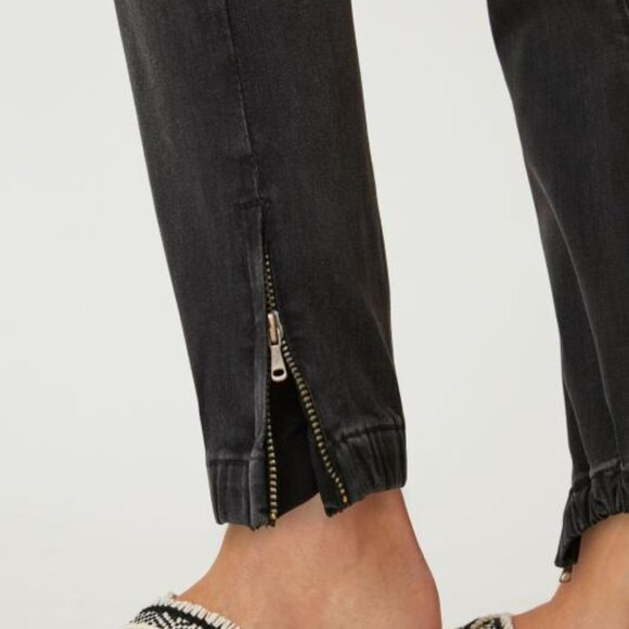 PAIGE Mayslie Jogger Jeans, Faded Mist, Size 26, NWT - Picture 8 of 11